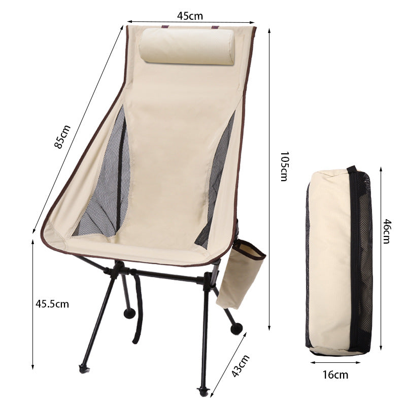 Silla Camping Plegable Aluminio