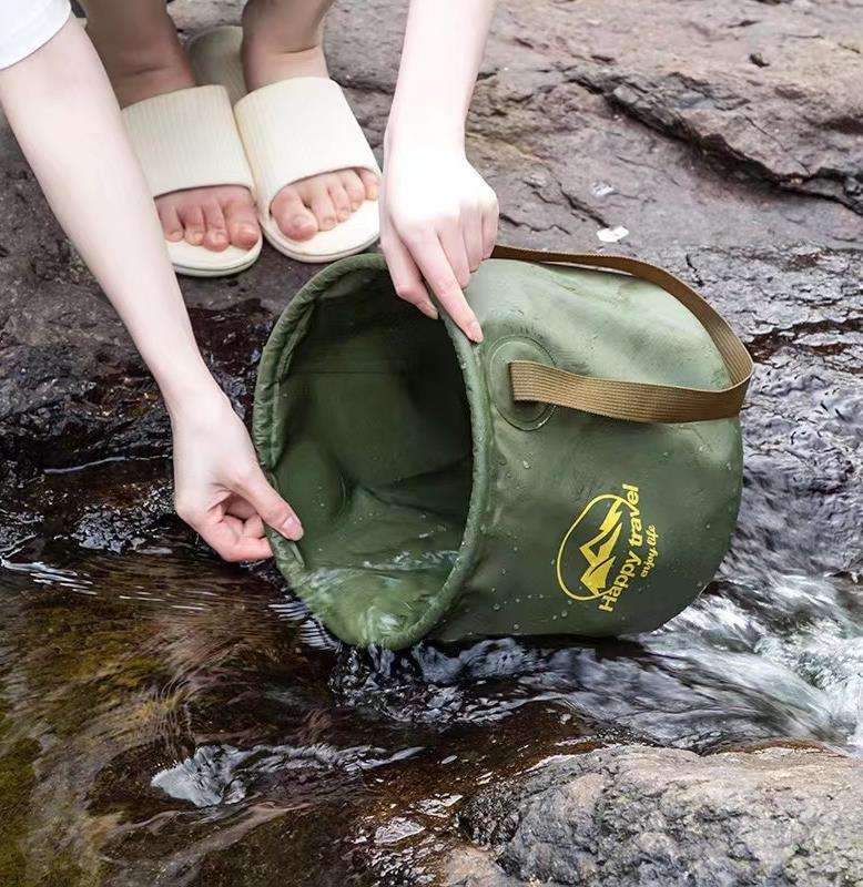 Cubo Plegable Camping